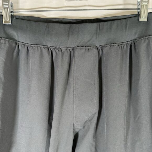 Under Armour Pants Women's Medium Grey Pull On Elastic Waist Drawstring Pockets - Picture 7 of 13